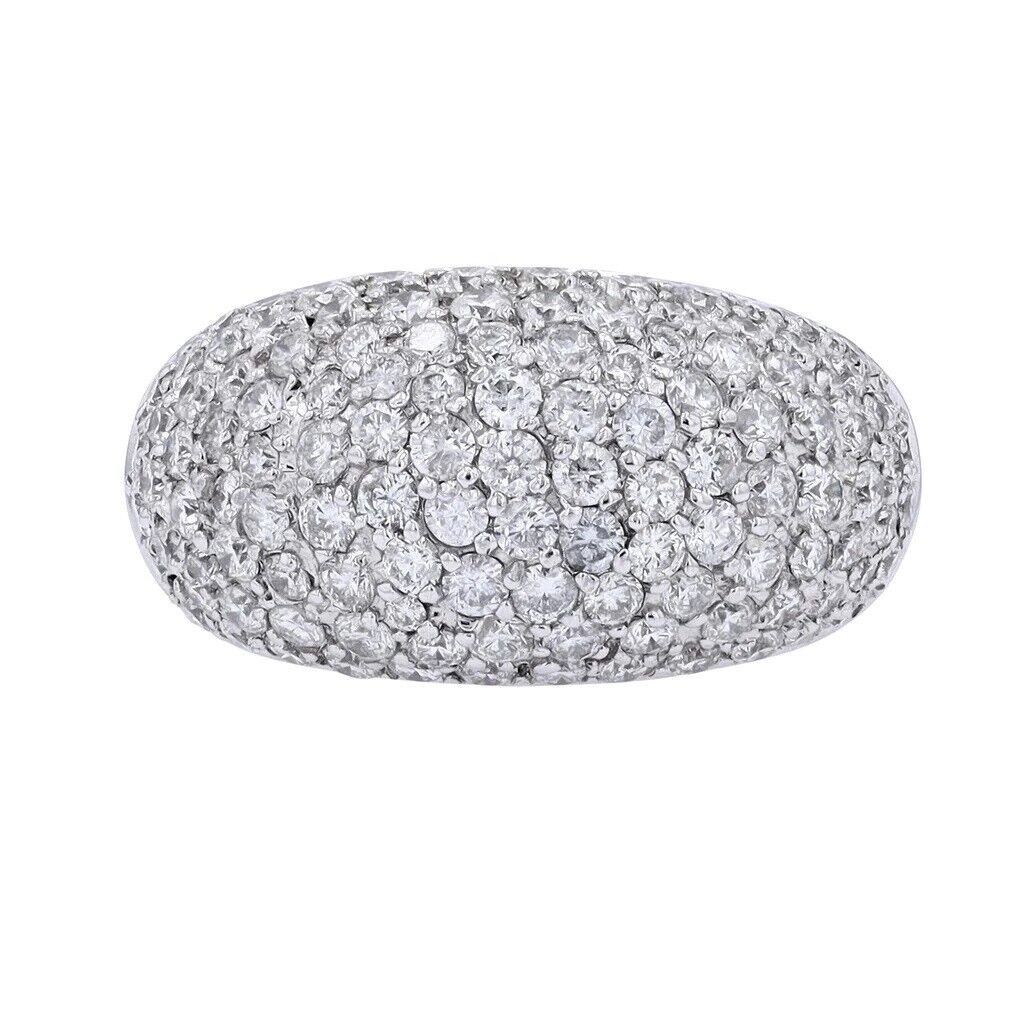 2.70 Ct Diamond Band Ring in 14K White Gold for Women's