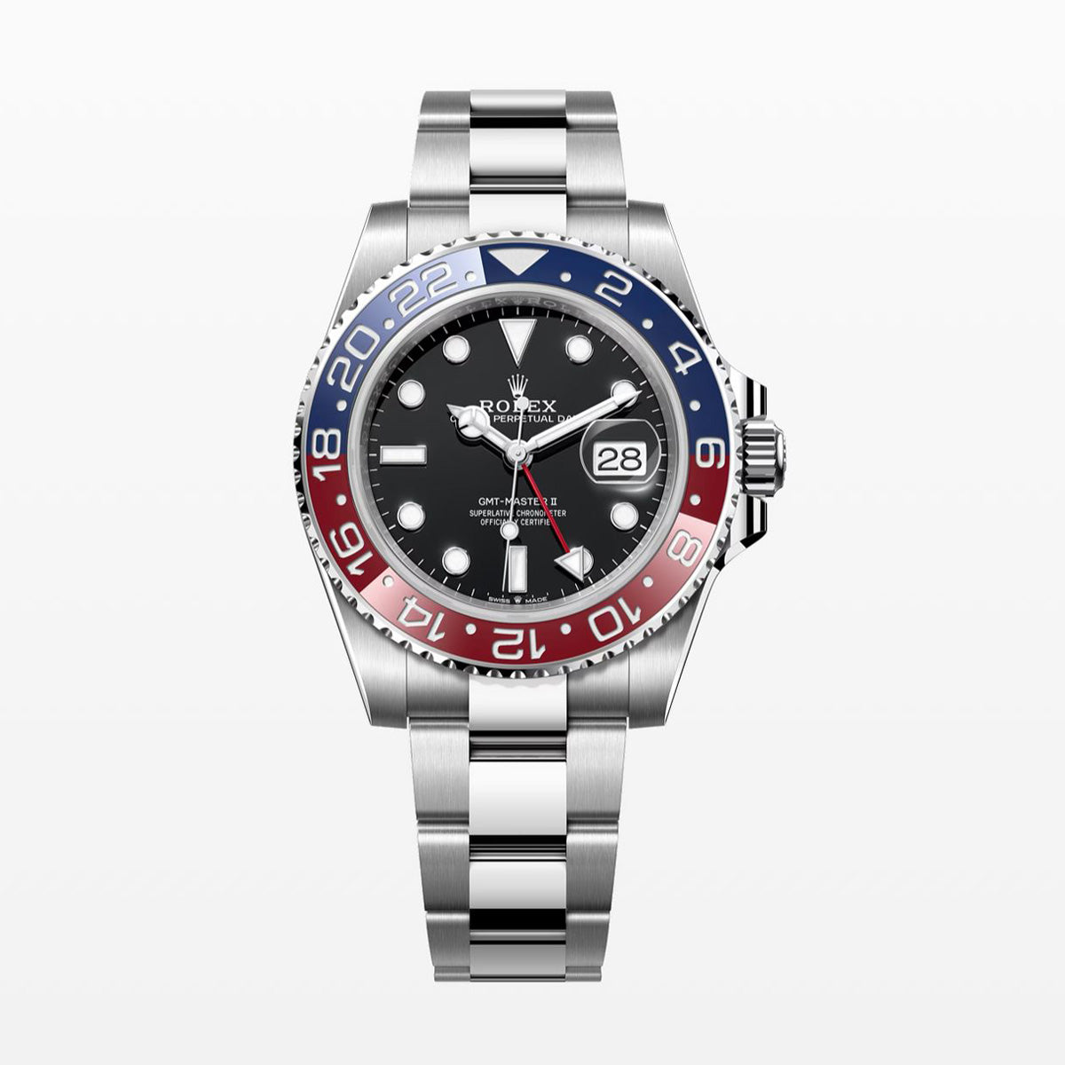 Rolex GMT Master II Pepsi 40MM S.Steel Watch 126710BLRO