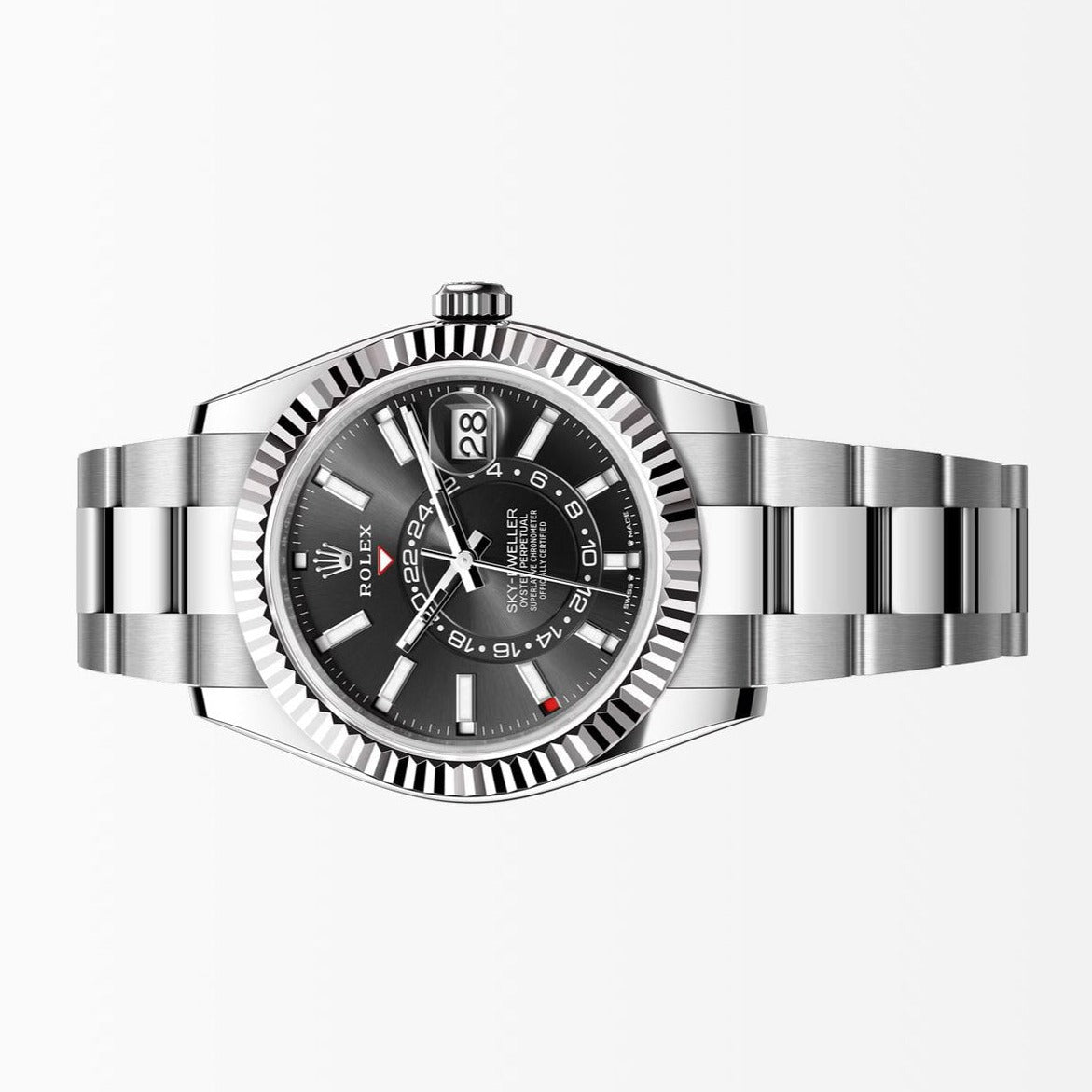 Rolex Sky Dweller Black Dial 42MM S.Steel Watch 326934