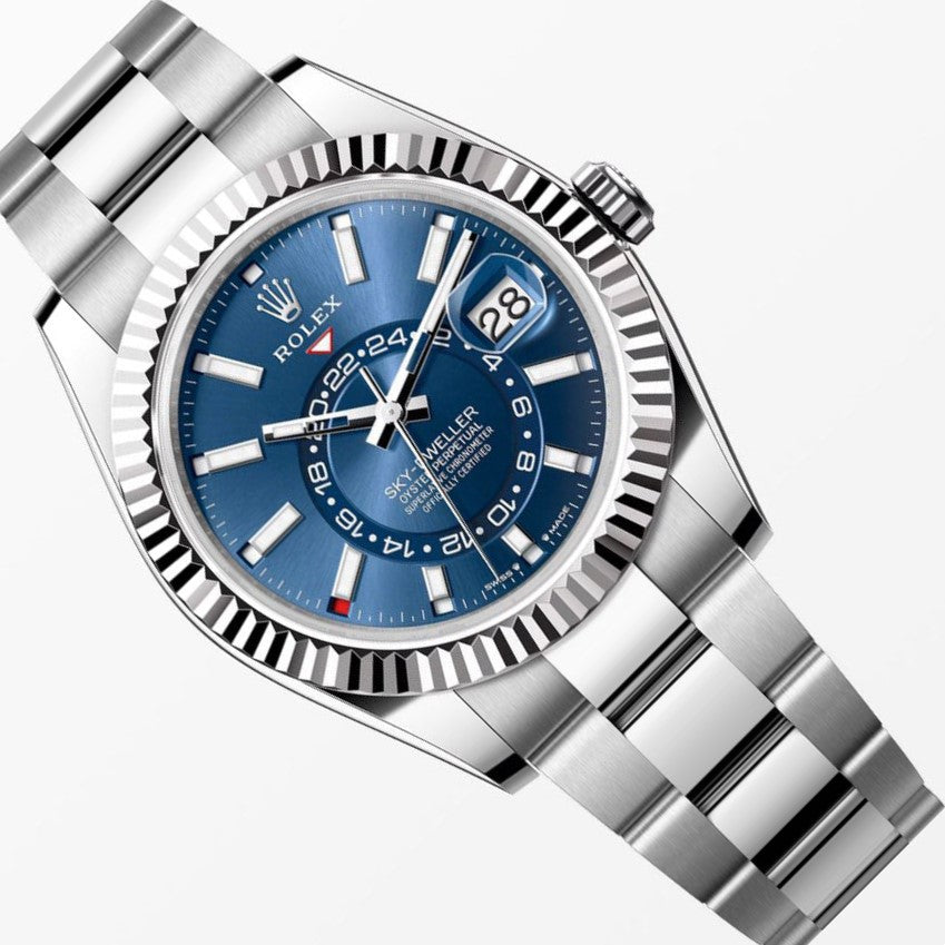 Rolex Sky Dweller Blue Dial 42MM S.Steel Watch 326934