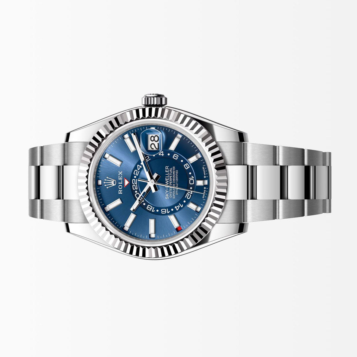 Rolex Sky Dweller Blue Dial 42MM S.Steel Watch 326934