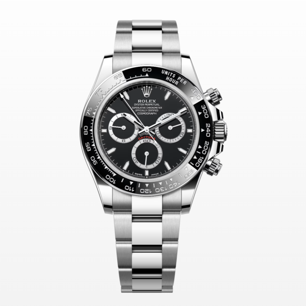 Rolex Daytona Cosmograph Black 40MM S.Steel Watch 116500LN